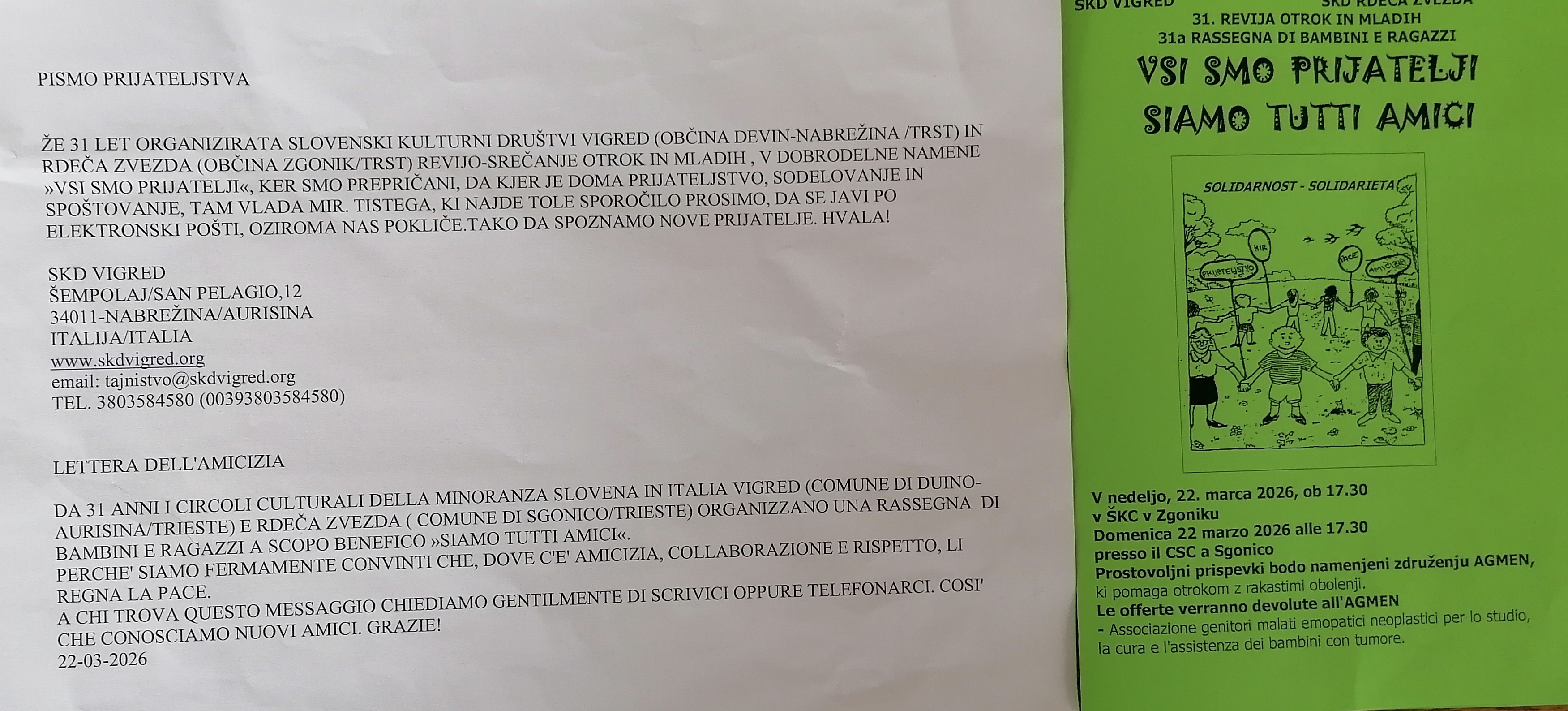 Immagine della segnalazione